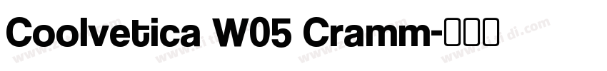 Coolvetica W05 Cramm字体转换